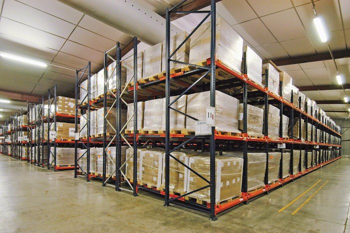 Push Back Pallet Rack for Estero warehouses